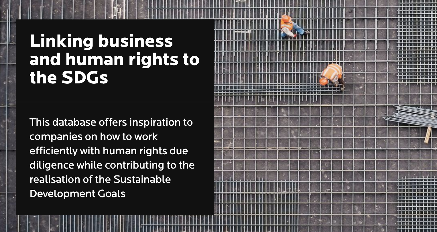 Linking business and human rights to the SDGs