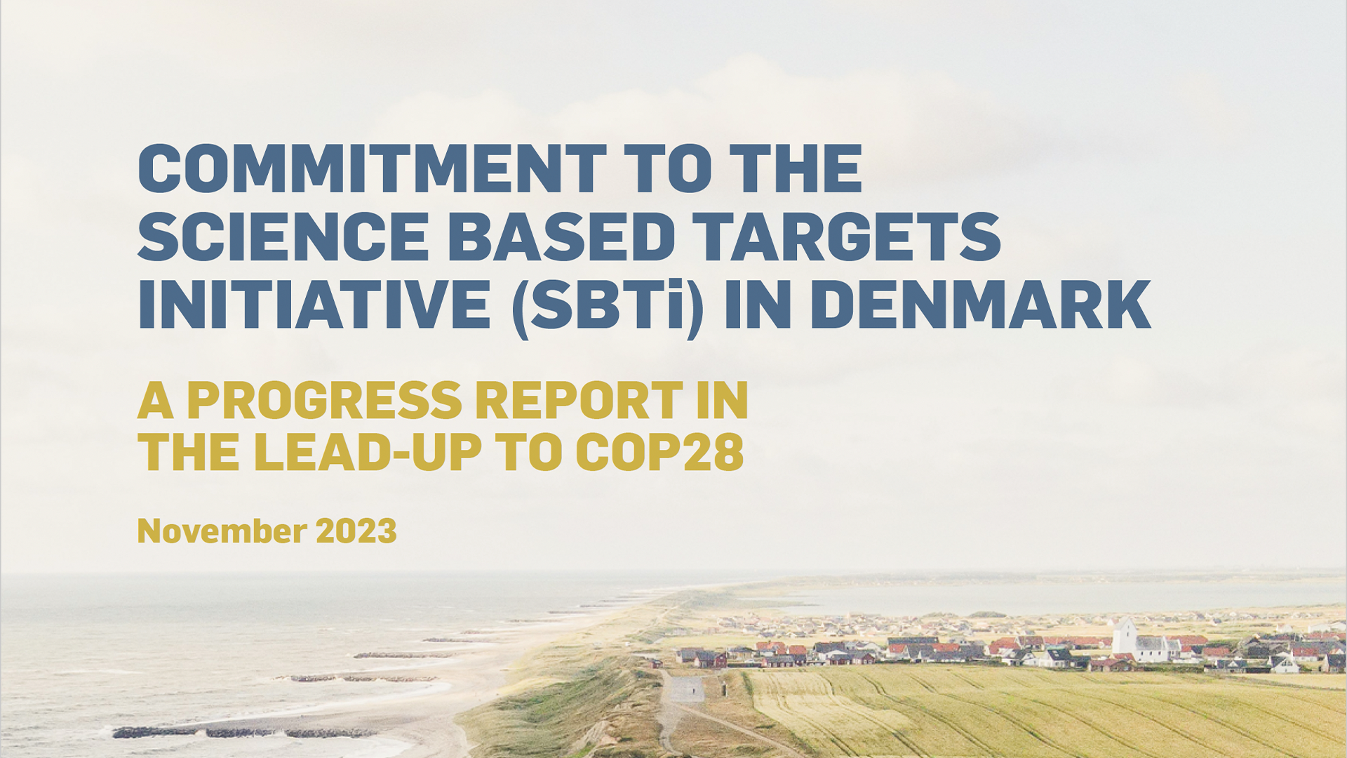 Ny rapport: Stigende antal danske virksomheder sætter klimamål for at opnå netto-nul drivhusgasudledninger